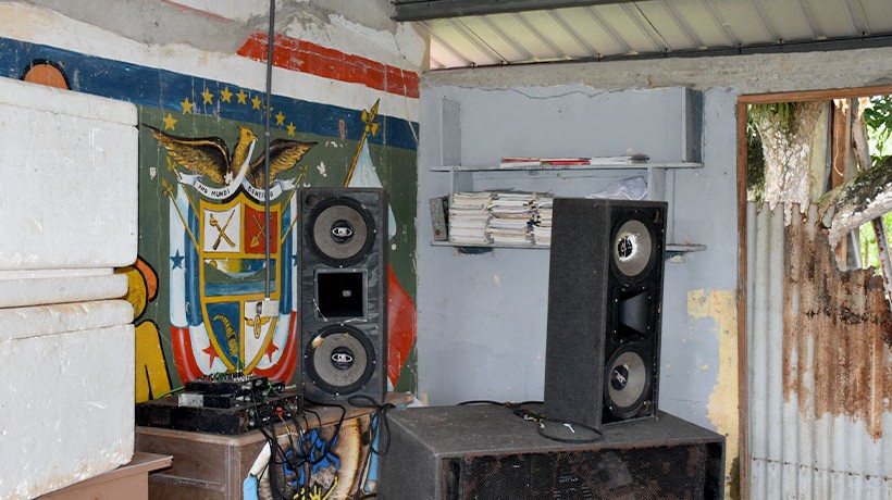 : Rincón de la escuela que hoy está cerrada. Crédito: ©ACNUDH/Oficina Regional para América Central, Juan Caballero